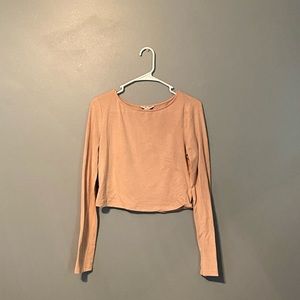 Peach Forever 21 crop top